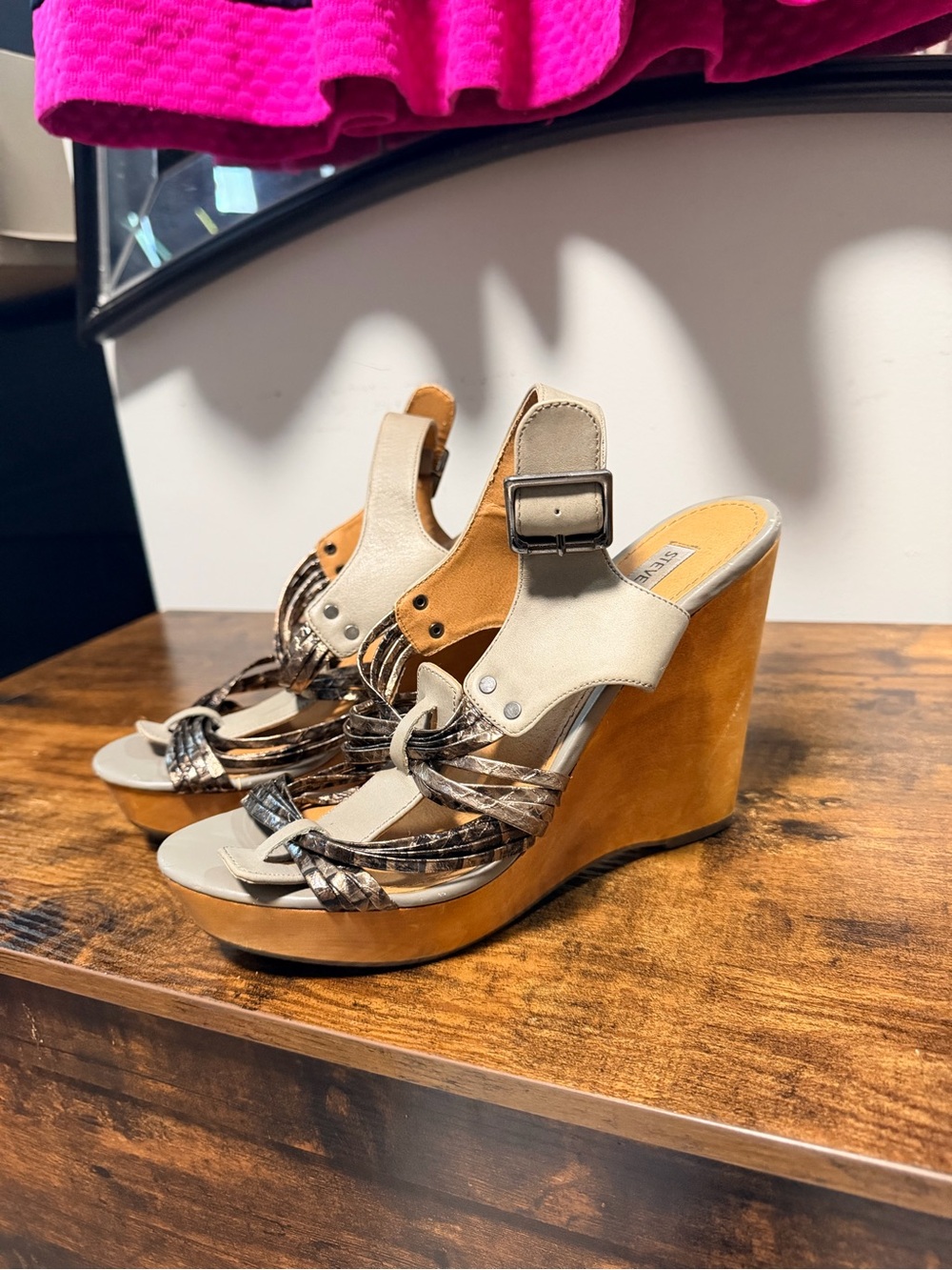 Steve Madden Tampaa Platform Wedge Heels Women’s 8.5